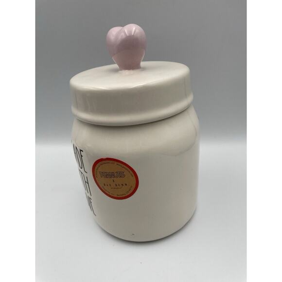 NEW 2025 Rae Dunn Peanuts “Made With Love” Snoopy Valentine's Day Canister Jar - Picture 7 of 10
